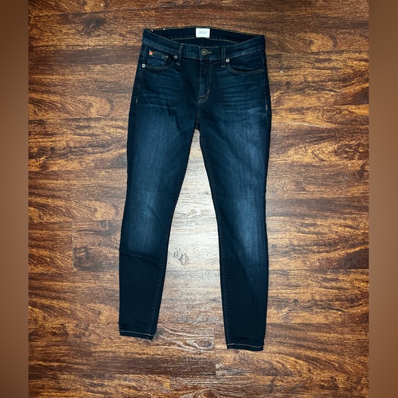 Hudson Women's Jeans Nico Midrise Super Skinny Blue Denim Stretch Size 25 - Picture 1 of 8